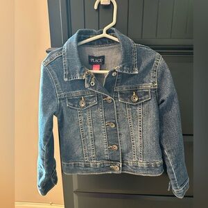 Children's Place Kids Classic Blue Denim Jacket Size 4